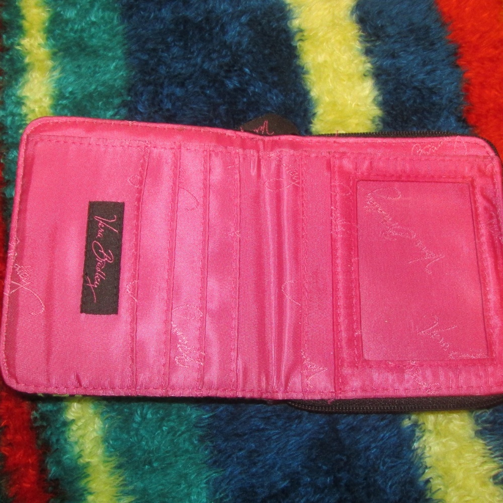 Vera Bradley Mod Floral Pink Wallet - Picture 3 of 3